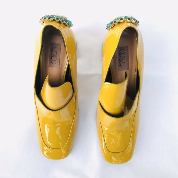 COLIAC Embellished Leather Kate Crystals Heels - Picture 8 of 9